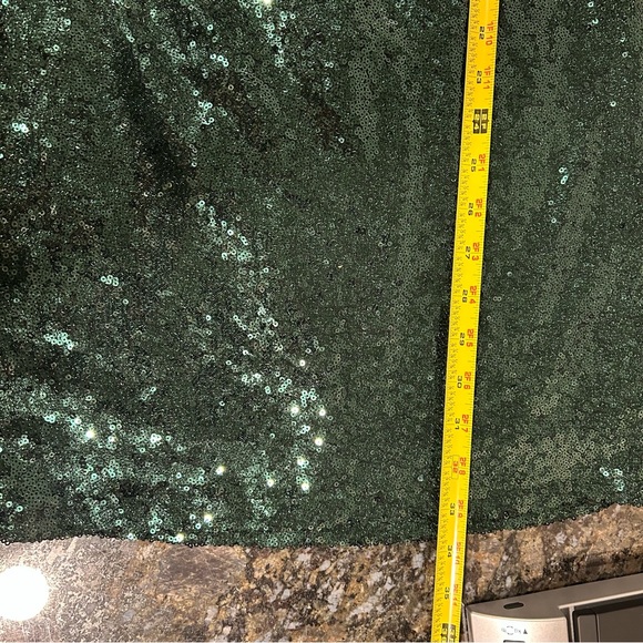 Lulu’s Green Sequin Sparkle Dress Womens Medium - Picture 7 of 9